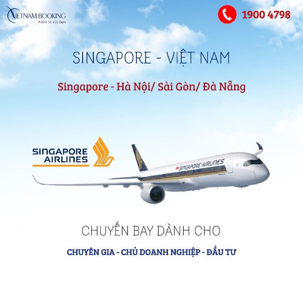 Chuyến bay từ Singapore về Việt Nam